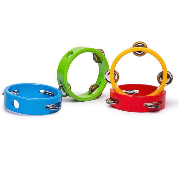 Wooden Mini Tambourine