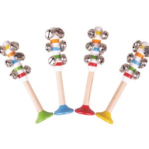 Wooden Jingle Bell Stick
