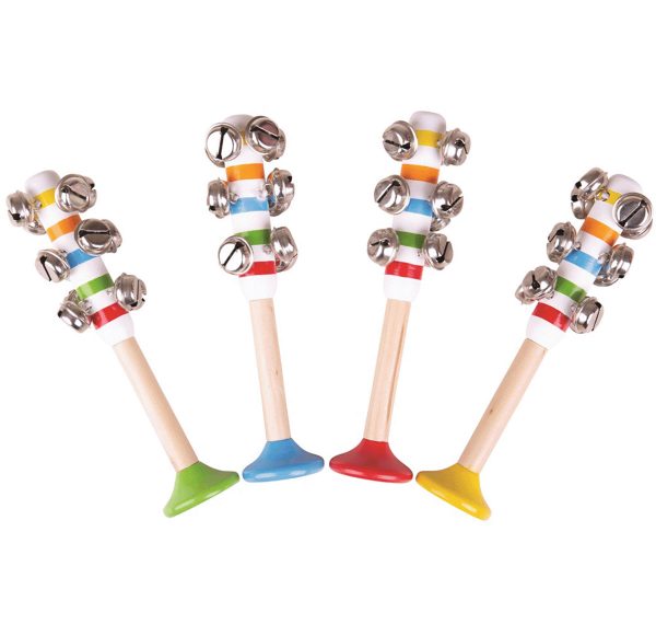 Wooden Jingle Bell Stick