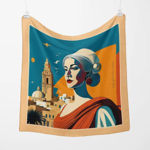 Lady of the Palace Silk Scarf - Donia