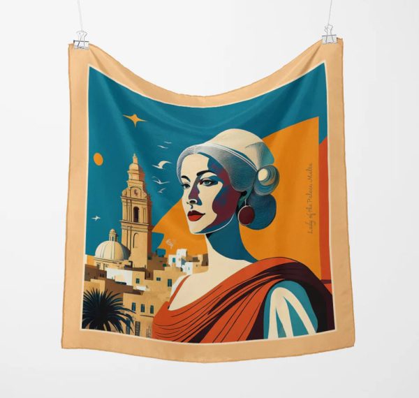 Lady of the Palace Silk Scarf - Donia