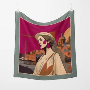 Lady of the Palace Silk Scarf - Franka