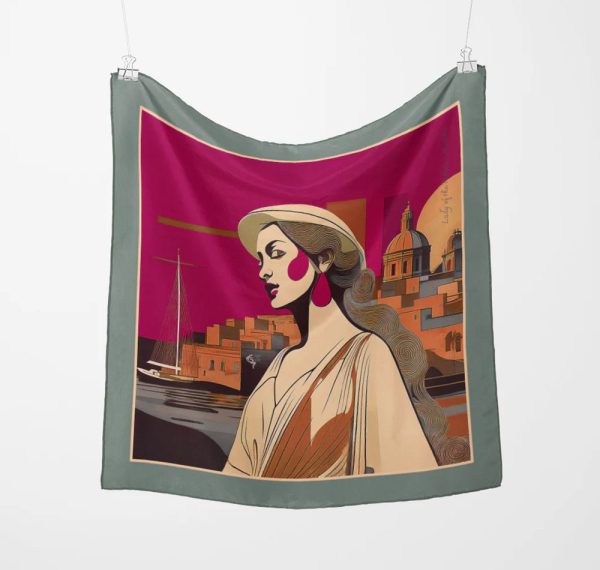 Lady of the Palace Silk Scarf - Franka