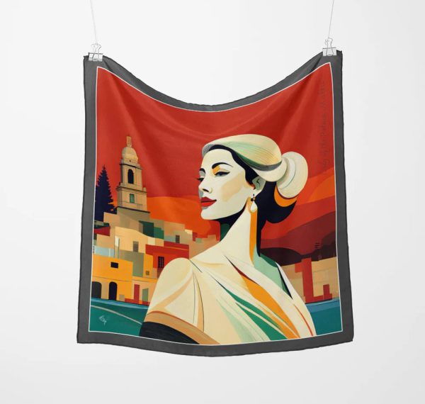 Lady of the Palace Silk Scarf - Marita