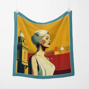 Lady of the Palace Silk Scarf - Mariosa