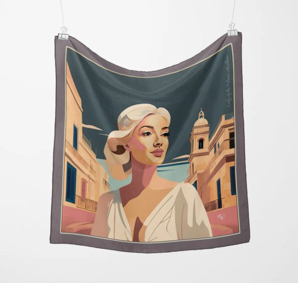 Lady of the Palace Silk Scarf - Rafela