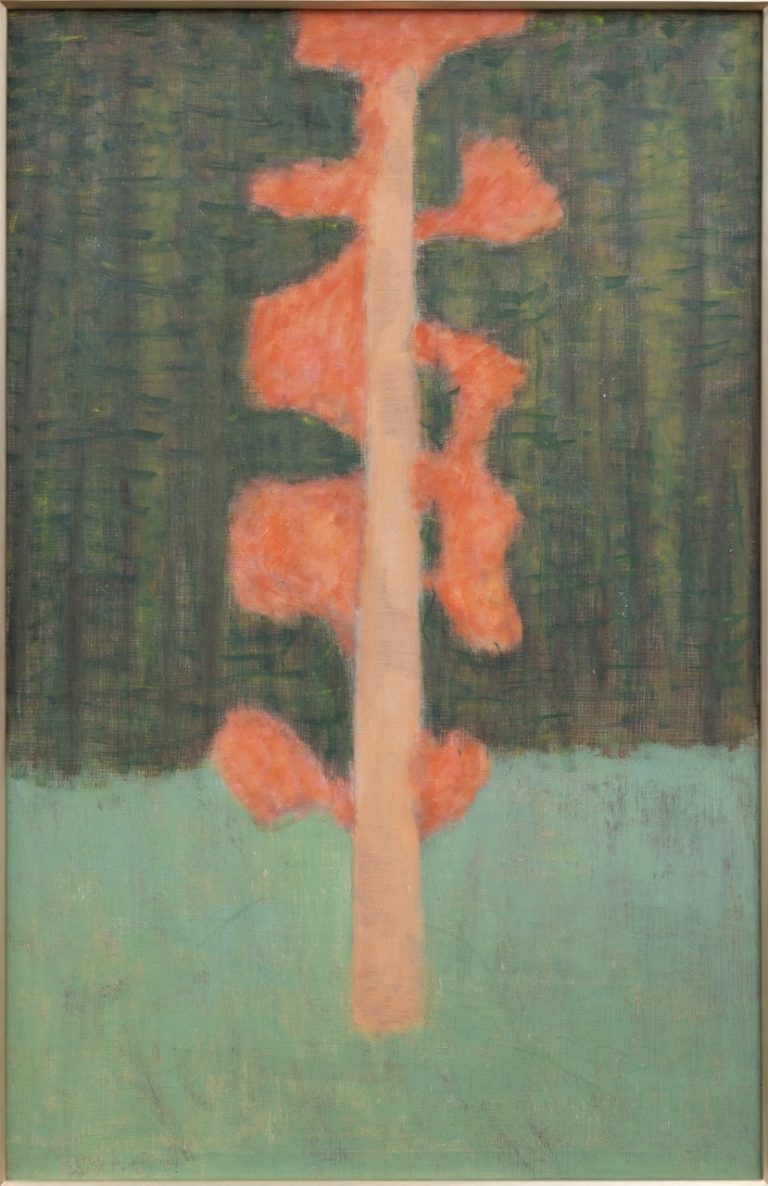 Milton Avery, Hint of Autumn, 1954.
Oil on Canvas, 135 x 86 cm.