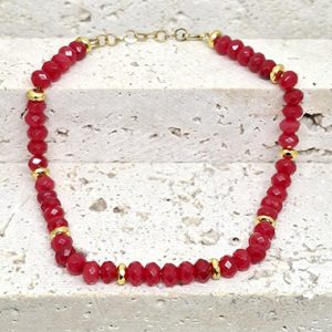 Red Agate Bracelet