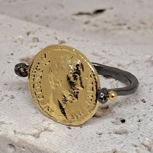 Ancient Roman Coin Ring