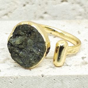 Drusy Agate Ring